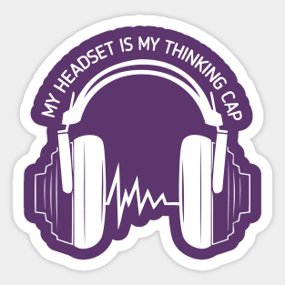 Wired for Brilliance: My Headset, My Thinking Catalyst Sticker